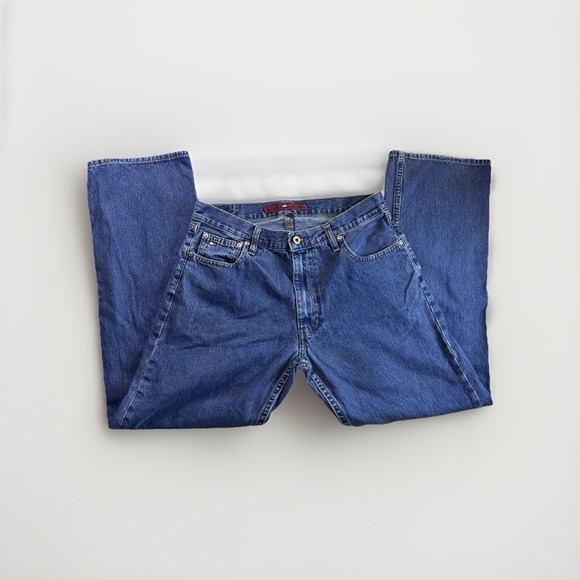 Tommy Hilfiger Vtg Mens Denim Straight Leg 1990s Medium Wash Sz 32 30